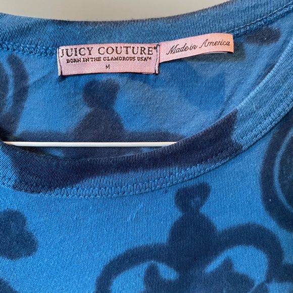 Juicy Couture Blue tshirt - Picture 2 of 3